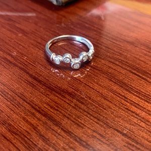 14k white gold diamond ring